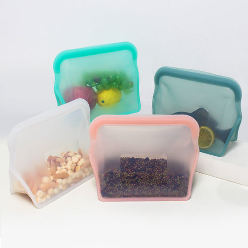 Reusable Silicone Food Storage Bags (Set of 5)
