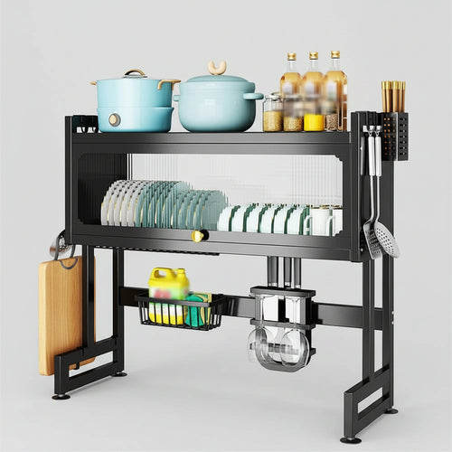 Kitchen Sink Shelf With Cabinet Door